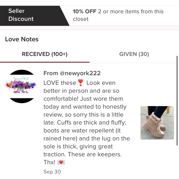 Bone Lace-up Combat boot with faux fur ankle cuff - Picture 8 of 16